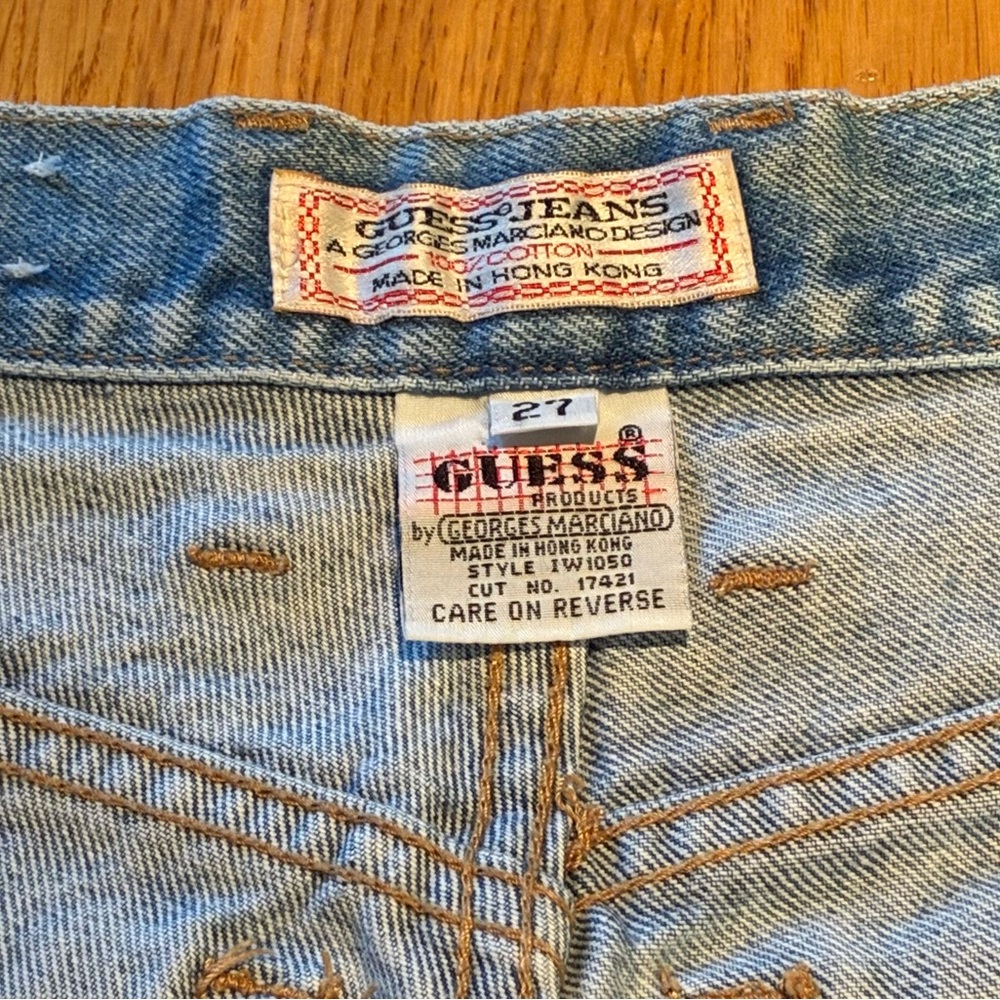 Vintage 80’s Guess by Marciano High Rise Blue Jeans - Picture 3 of 8